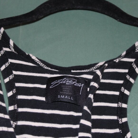 Women's Stussy Open Back Striped Tank 🌵Small - Picture 4 of 6